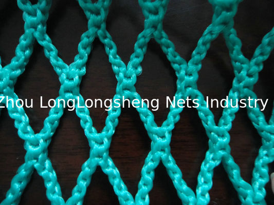 Polyethylene HDPE Fishing Nets , Super Multifilament Knotless Fishing Rope Net